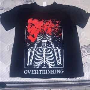 Overthinking Black T-Shirt